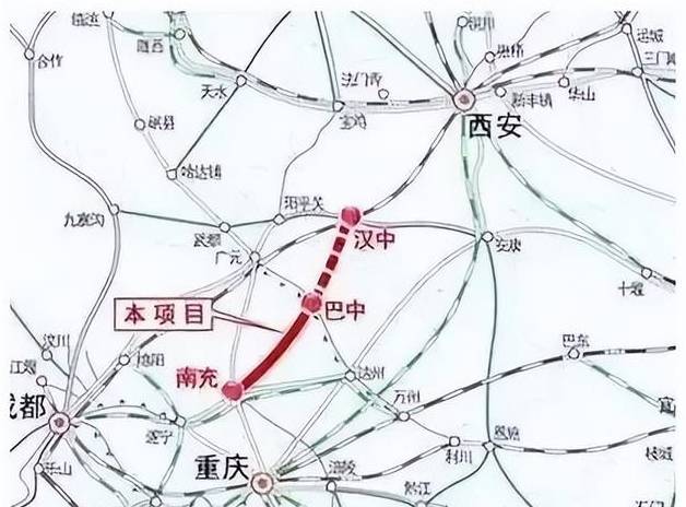 汉巴南铁路最新路线图，连接历史与未来的纽带