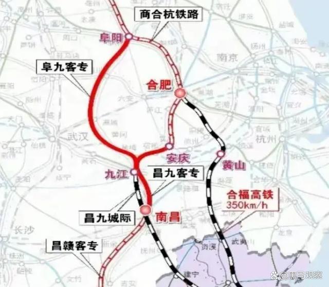 合安九高铁最新线路图，连接未来的交通枢纽